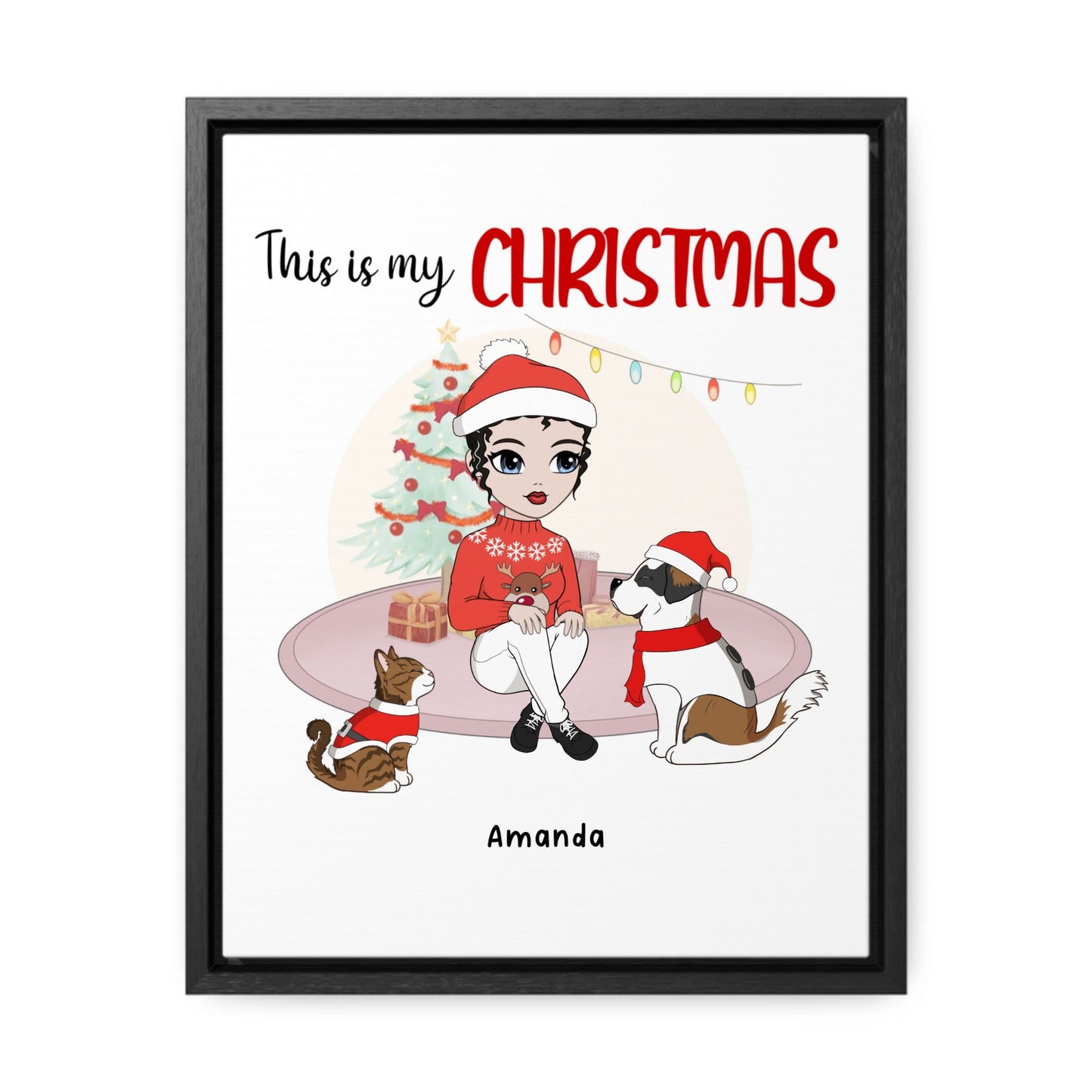 Christmas Personalized Canvas