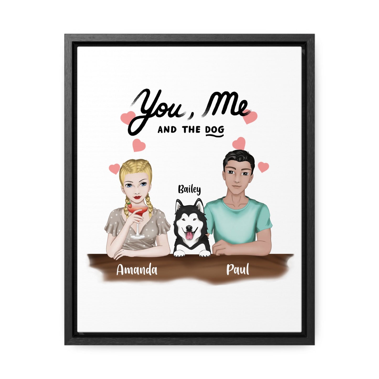 Couple Personalized Canvas Wraps,