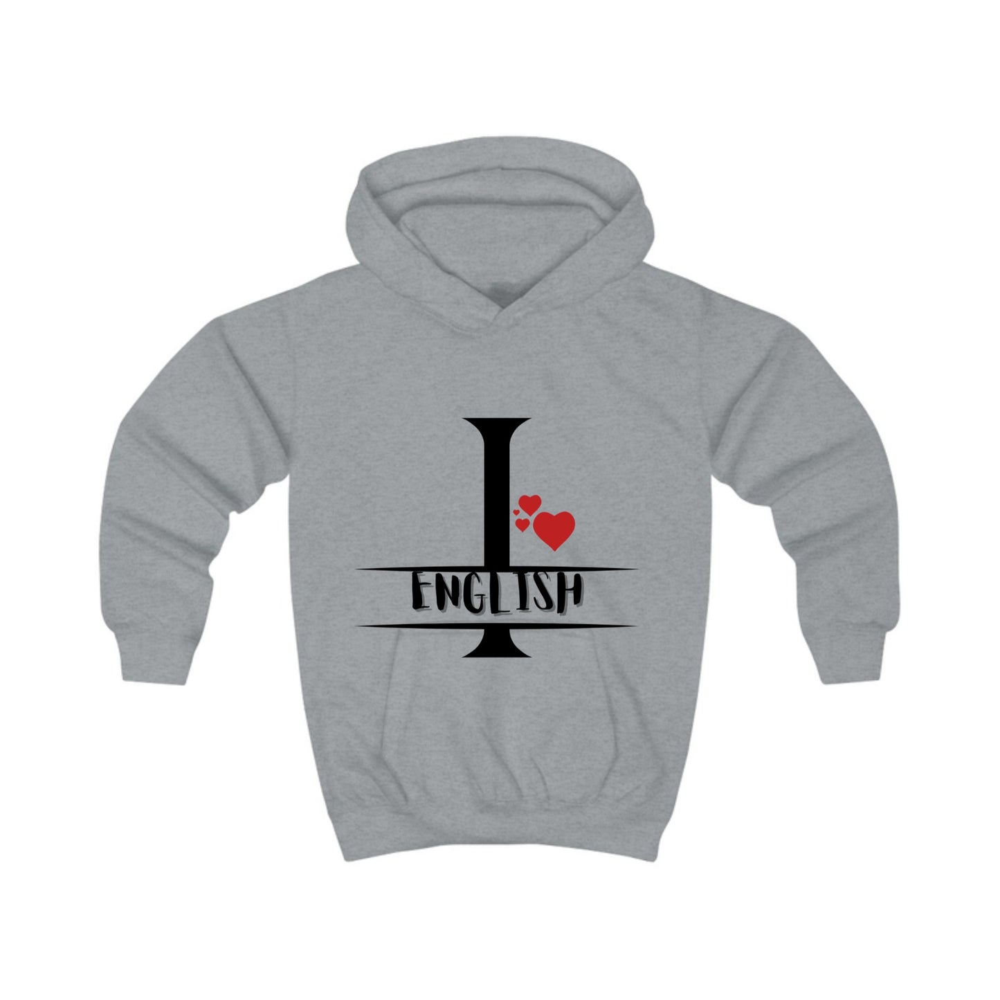 I love English Personalized Kids Hoodie