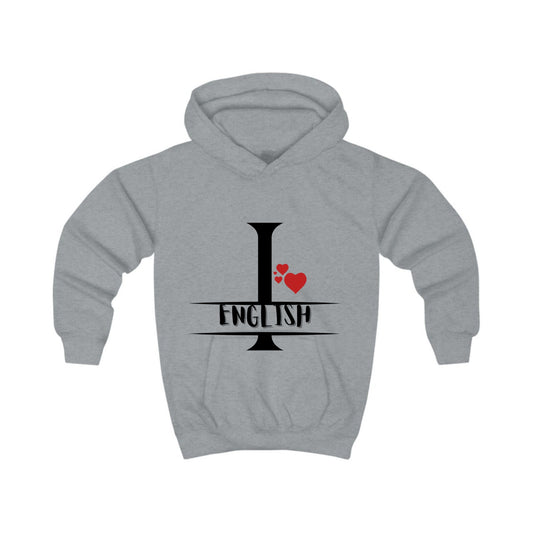 I love English Personalized Kids Hoodie