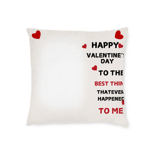 Square Pillow - Pink Back
