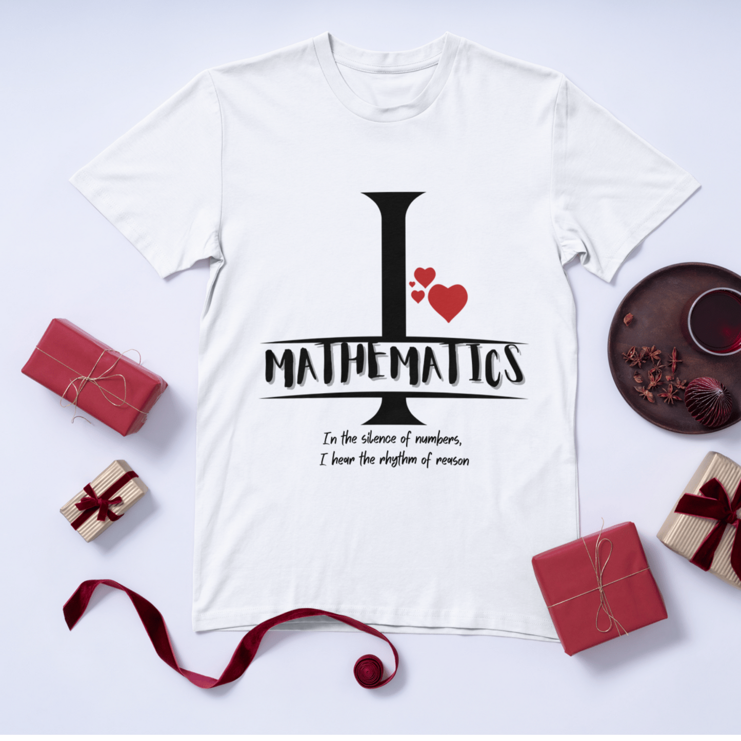 I love Mathematics Personalized T Shirt