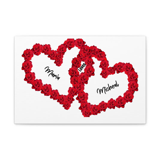 Joined heart Personalized Canva