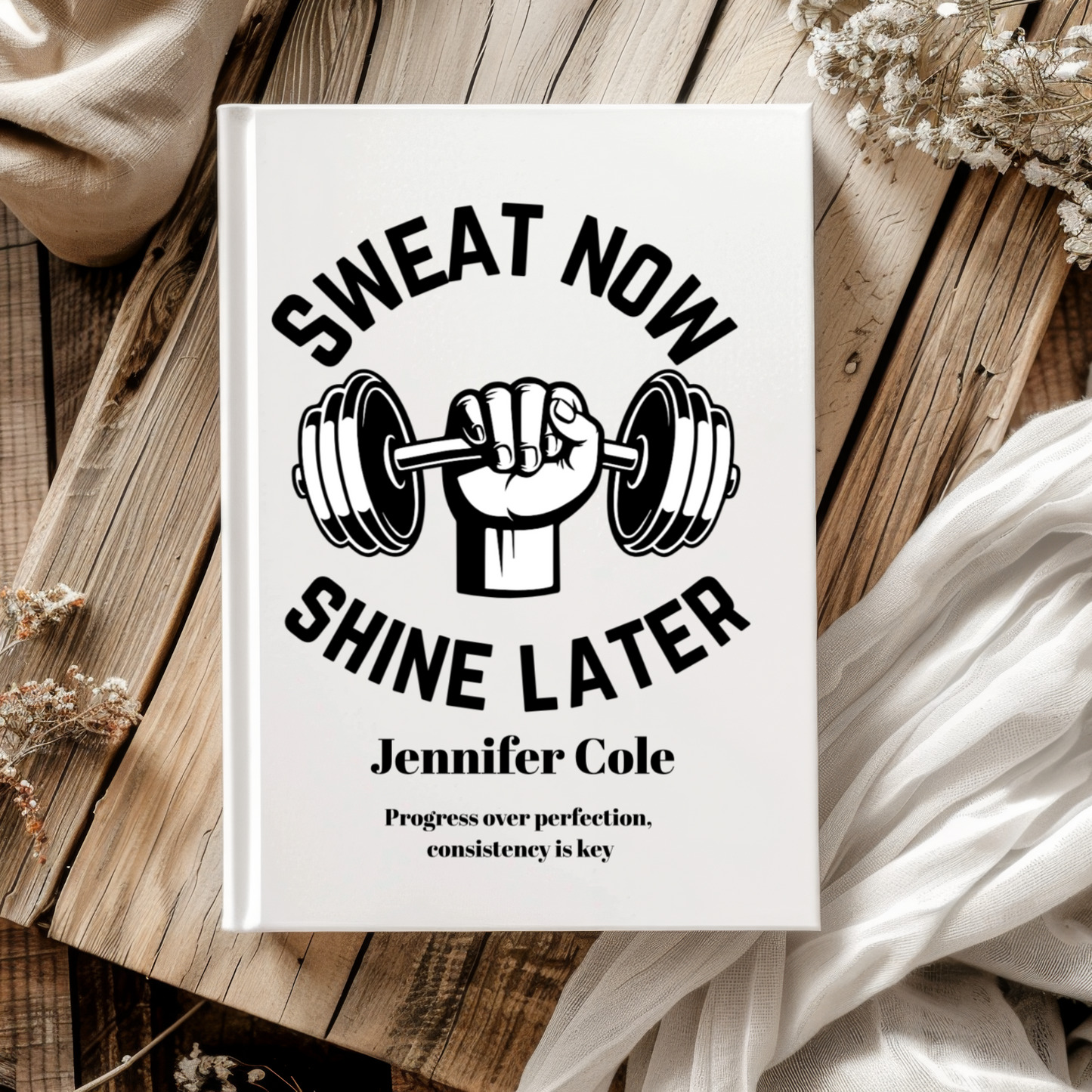sweat Now Shine Later Journal - Ruled Line