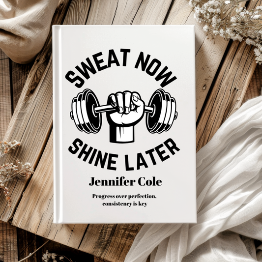 sweat Now Shine Later Journal - Ruled Line