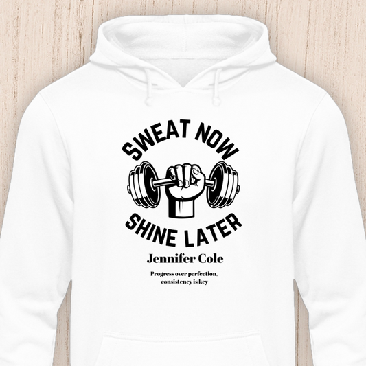 Sweat now shine later Fashion Hoodie (AOP)