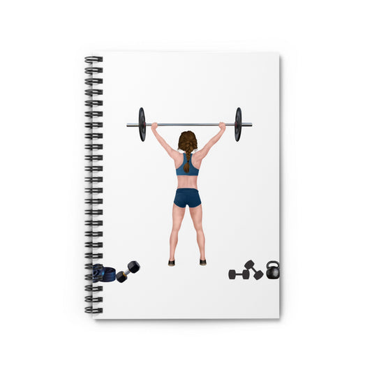 Gym Girl Spiral Notebook
