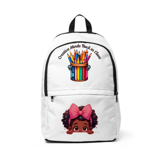 Unisex Fabric Backpack