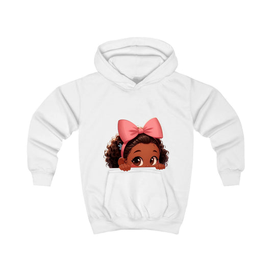 Peeking Beauty Personalized Kids Hoodie