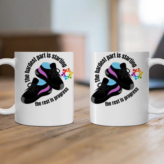 The Hardest part Ceramic Mug,