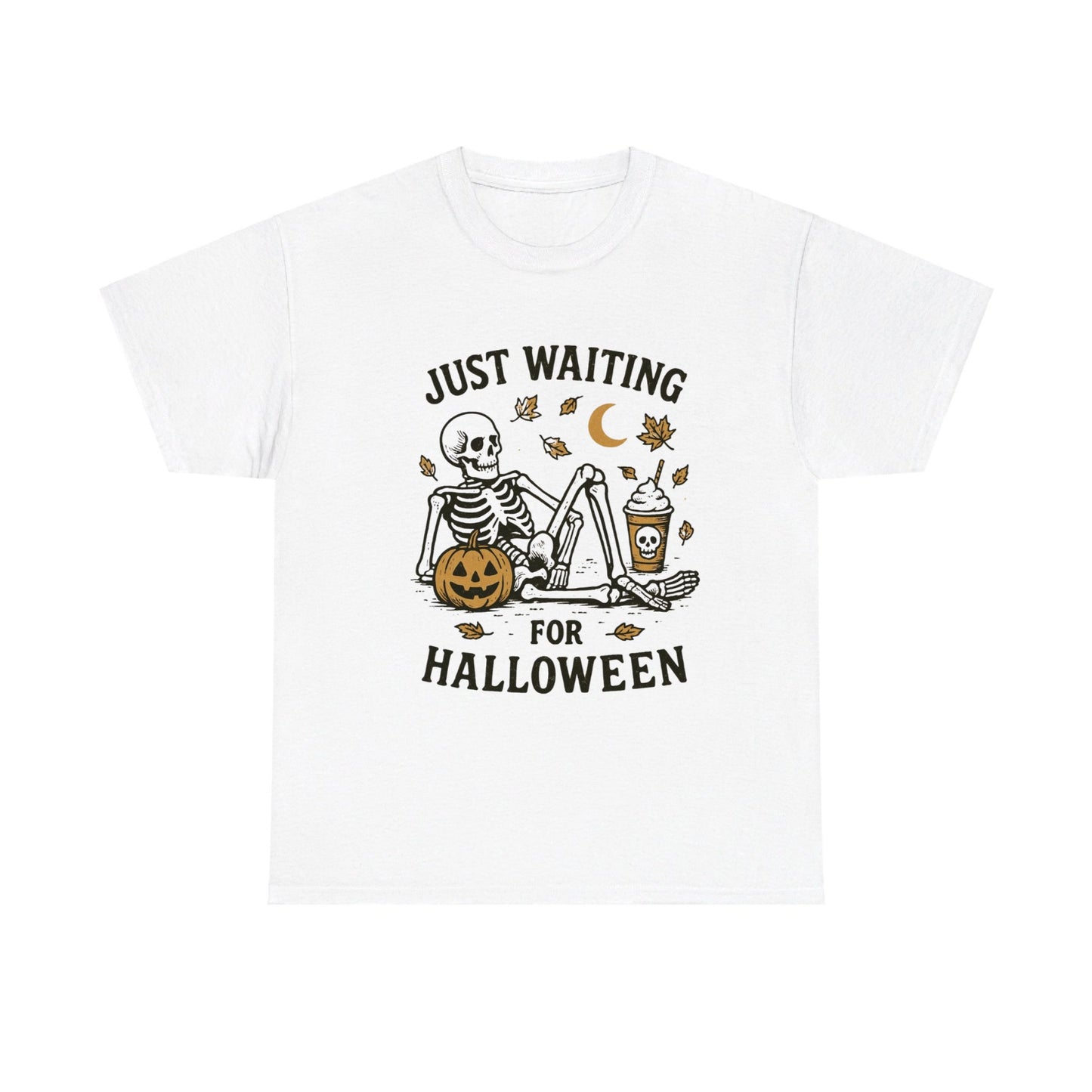 Just Waiting for Halloween  Personalized  T Shirt