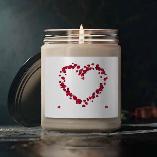 Heart Photo Scented Soy Candle, 9oz