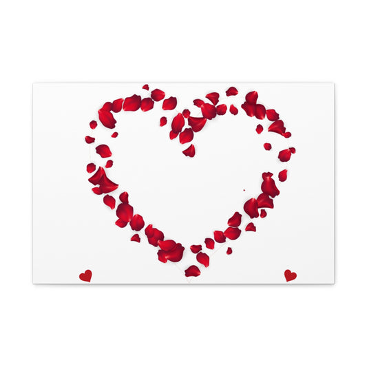 Heart shap photo Canvas,