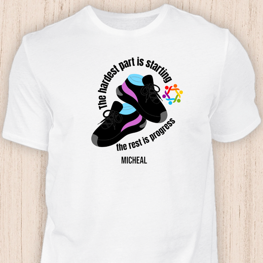 The hardest Part is Starting Personalized T-Shirt